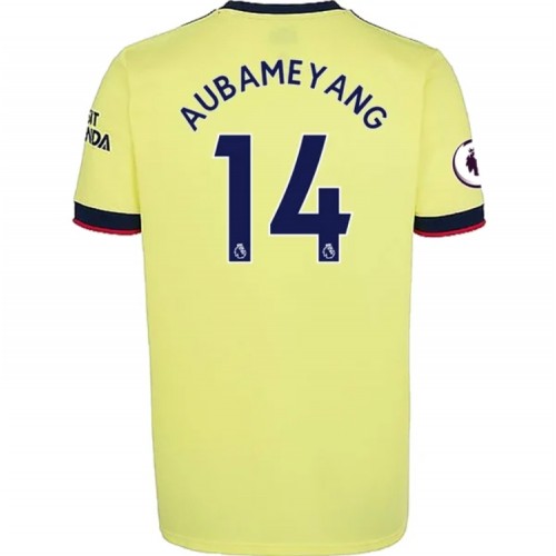 Arsenal Dres Pierre-Emerick Aubameyang 14 Gostujući 2021/22 Kratkih Rukava Arsenal Dres Pierre-Emerick Aubameyang 14 Gostujući 2021/22 Kratkih Rukava